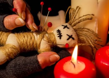 Revenge spell, you need to sew a doll. This doll is made of fabric and it represents the sick person