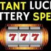 lottery spells that work immediately