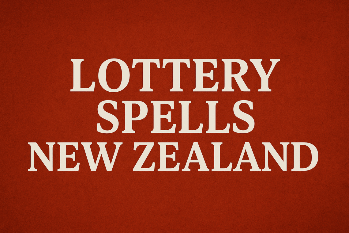 Lottery Spells New Zealand
