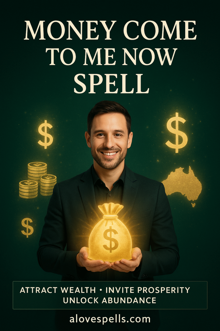 Money Come to Me Now Spell