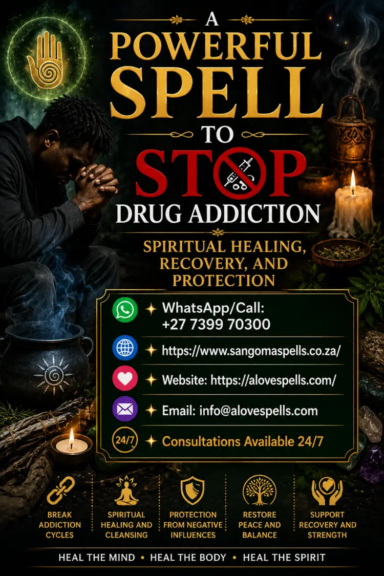 Powerful Spell to Stop Drug Addiction
